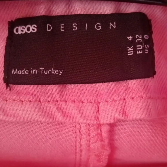 Asos Design skirt size 0 and shacket size 2. color pink - Picture 6 of 7